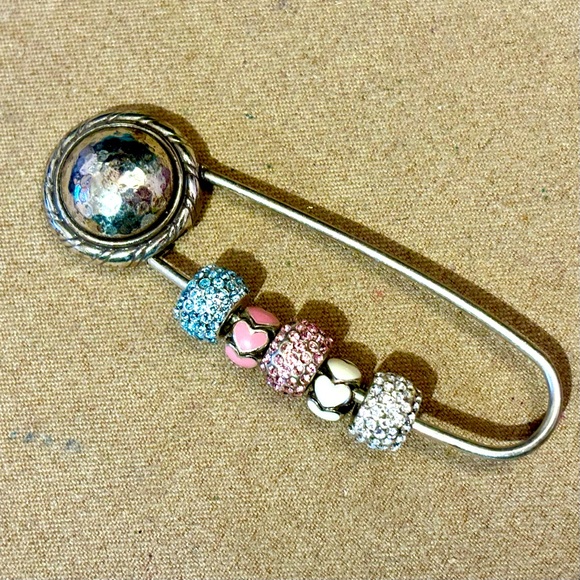 🆕 Brighton Mini Ice Diva bead MINI holder ONLY Silver w clear crystals Retired - Picture 7 of 8